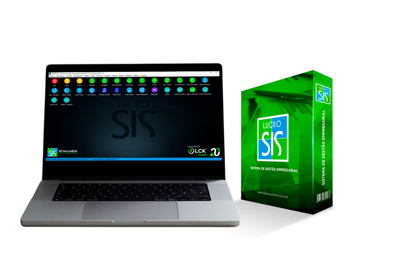 Lucro SIS no computador